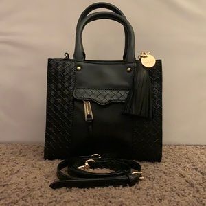 Rebecca Minkoff Black satchel with crossbodystrap